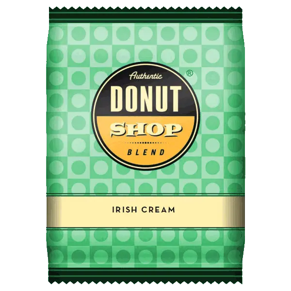 Donut Shop Irish Cream Ground Coffee – 2.5 Oz × 24 Pack 1