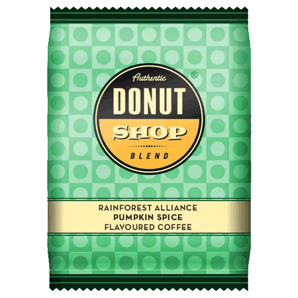 Donut Shop Pumpkin Spice Ground Coffee – 2.5 Oz × 24 Pack 1
