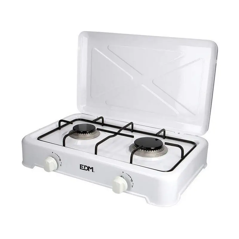 Edm 07420 Compact Gas Stove – 46 X 30 X 12 Cm Lightweight Propane Cooktop 1
