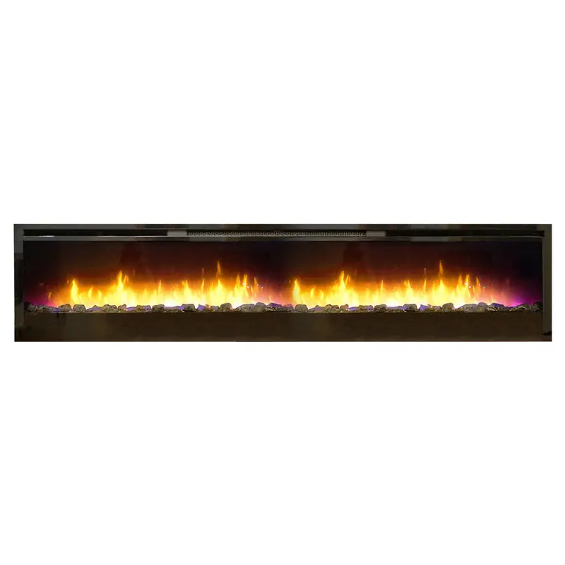 Empire Ebl74 74-Inch Nexfire Linear Electric Fireplace With Led Effects & Crushed Glass 1