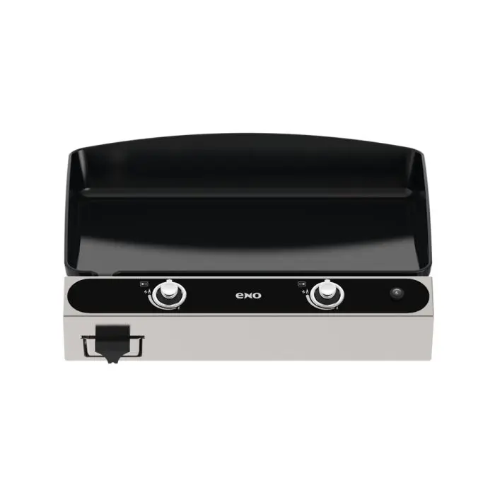 Eno Bergerac 2400 Dual-Burner Gas Plancha – Enameled Cast Iron Plate With Stainless-Steel Chassis (531432014801) 1