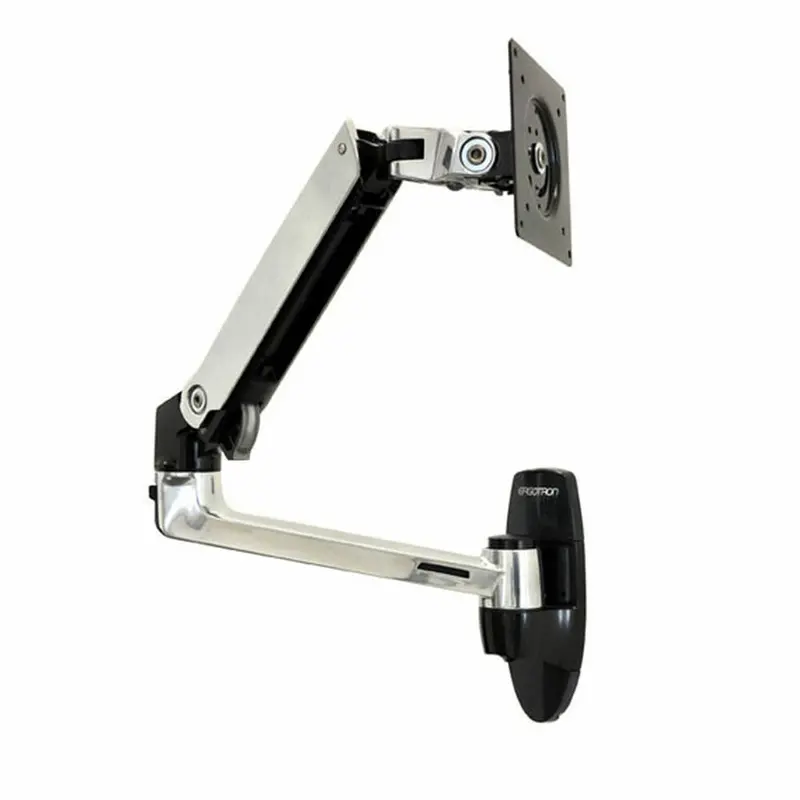 Ergotron 45-243-026 Adjustable Monitor Mount – Aluminum, Black, Supports Up To 34" Screens 1
