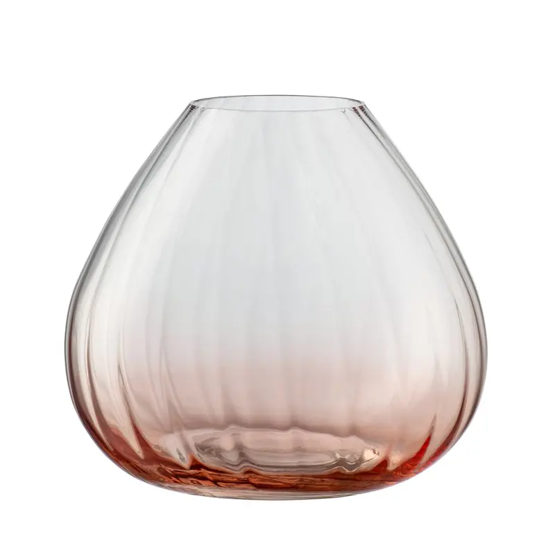 Erne Rose Bowl In Blush Crystal – Galway Crystal 1