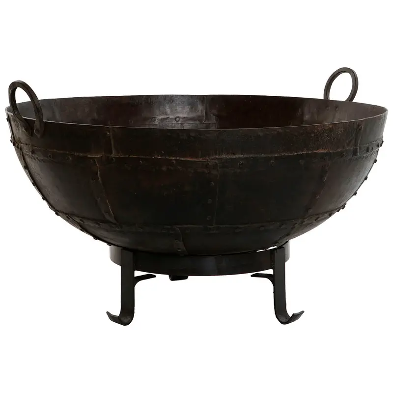 Esprit Iron Planter Stand – Brown Rectangular Indoor/Outdoor Planter, 100 X 90 X 64 Cm 1