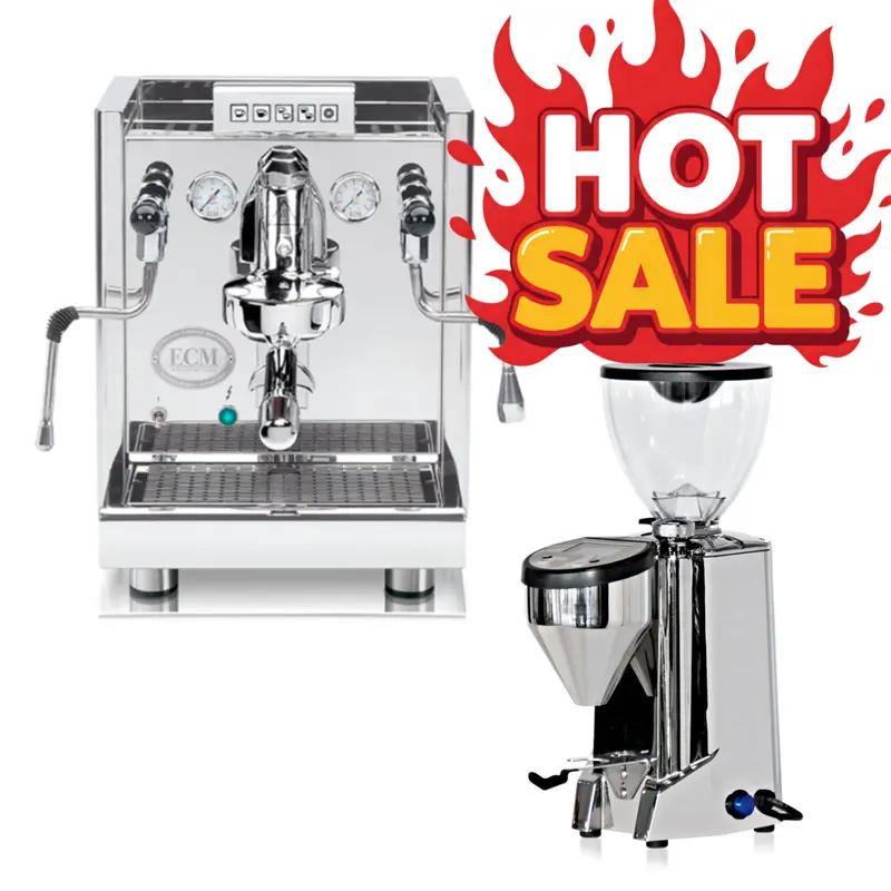Ex-Demo Ecm Elektronika Ii Profi Espresso Machine + Fausto Grinder Bundle 1