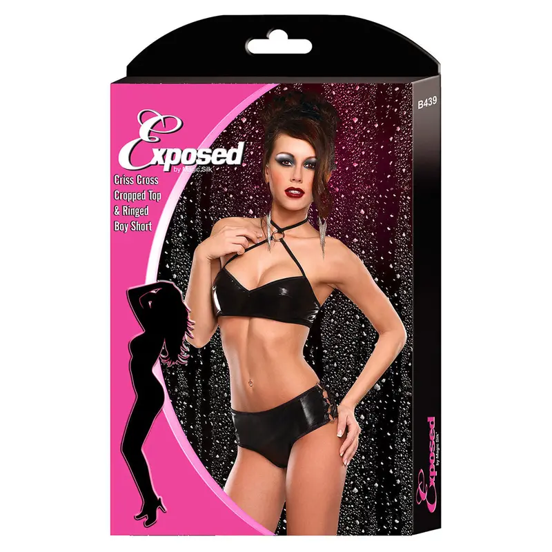 Exposed Black Underwear Set – Size S/M 1
