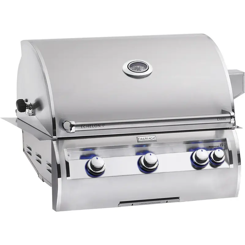 Fire Magic Echelon Diamond 30-Inch Built-In Natural Gas Grill With Infrared Burner 1