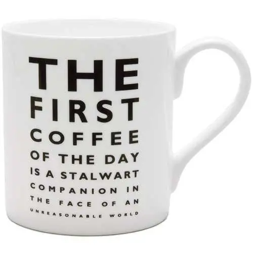 First Morning Coffee Ceramic Mug 1