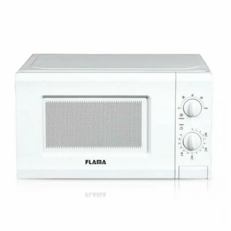 Flama 20L Microwave Oven – 700W, Compact White Design 1