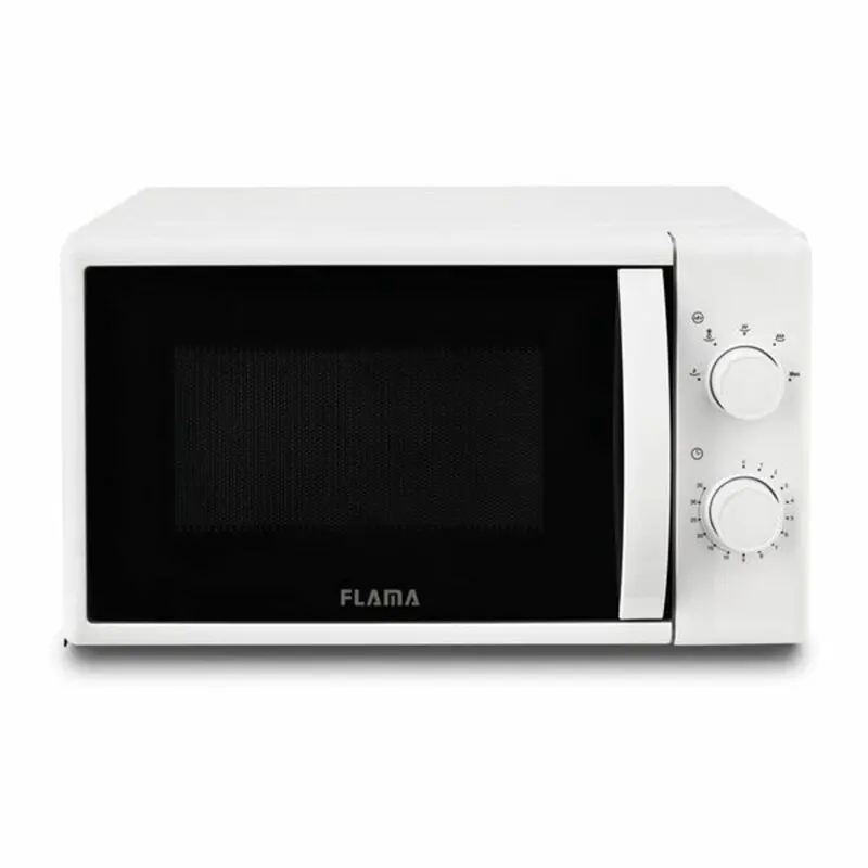 Flama 20L Microwave Oven – 700W Power, Clean White Finish 1
