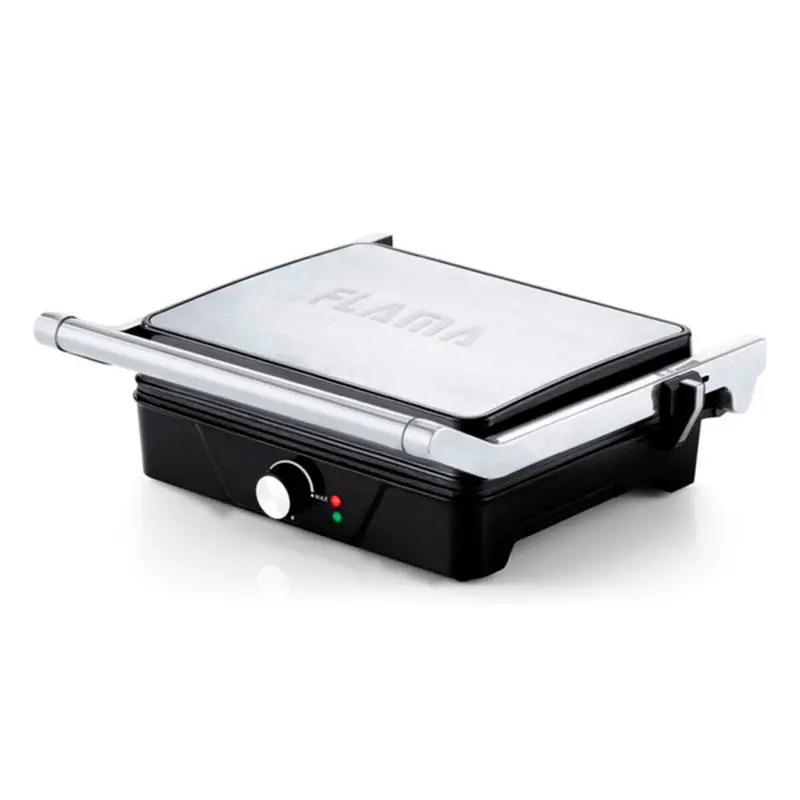 Flama 4521Fl Contact Grill – 2000W Dual-Plate Electric Grilling Appliance 1