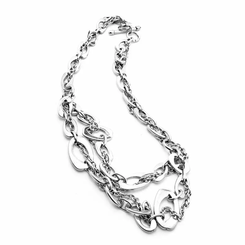 Folli Follie Ladies’ Necklace – 30 Cm Chain Featuring Contemporary Pendant (1N7F099) 1