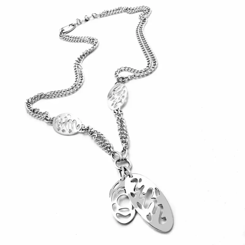 Folli Follie Ladies’ Necklace – 36 Cm Curved Link Chain (1N8F071) 1
