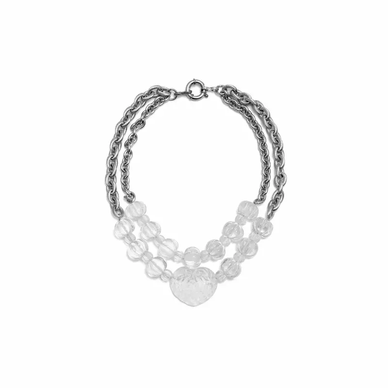 Folli Follie Ladies' Necklace – 38 Cm Sterling Silver Chain (4N0T071C) 1