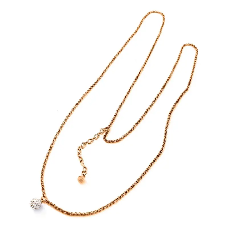 Folli Follie Pendant Necklace – 25 Cm Chain With Signature Charm 1