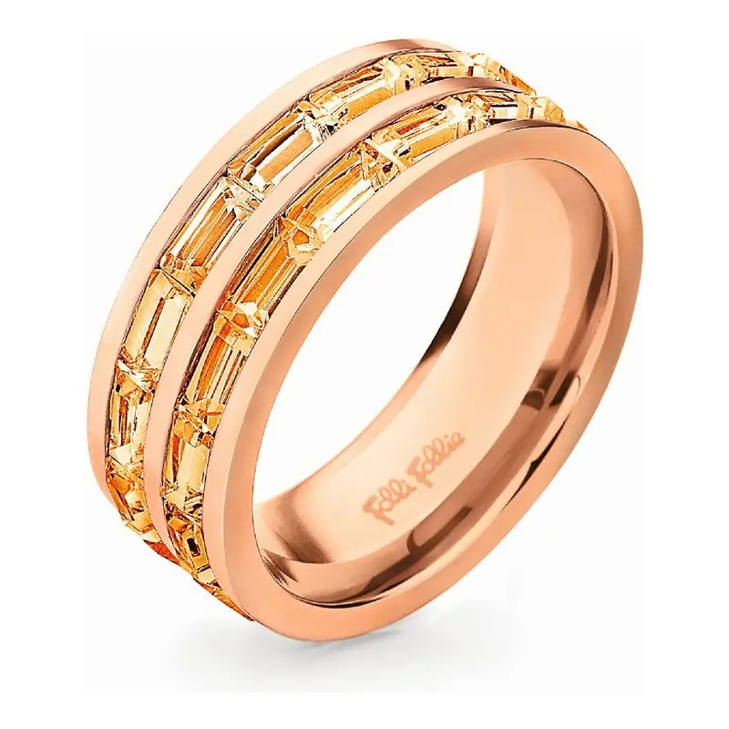 Folli Follie Rose Gold Ladies' Ring – Model 3R13T001Rs (Size 10) 1
