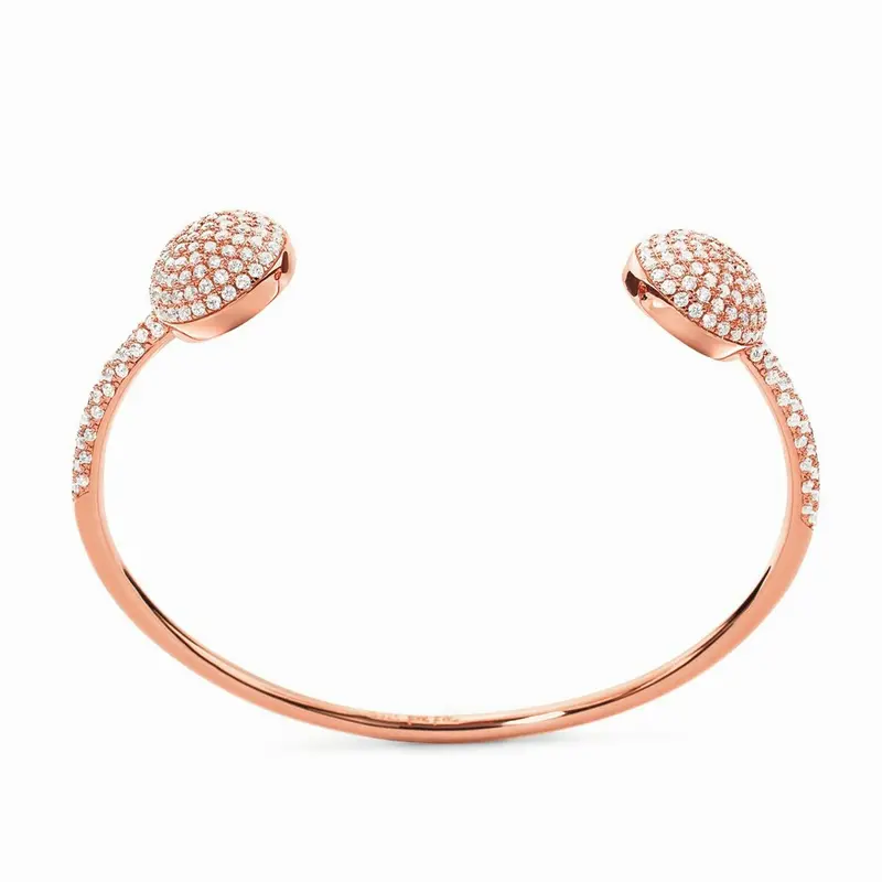 Folli Follie Rose Gold-Plated Bracelet – 17 Cm Elegant Everyday Wear 1