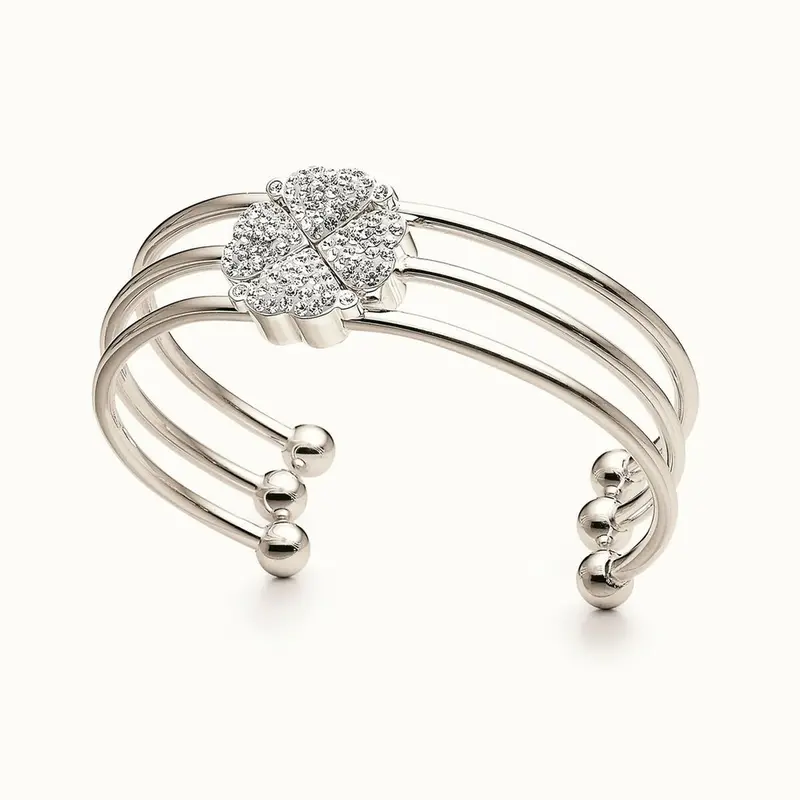 Folli Follie Sterling Silver Bracelet – Adjustable 17 Cm Minimalist Design 1