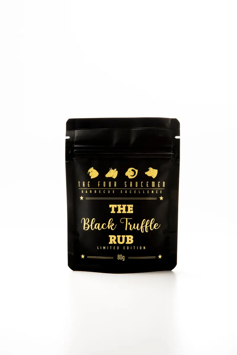 Four Saucemen Black Truffle Rub – Gourmet Umami-Forward Dry Seasoning 1