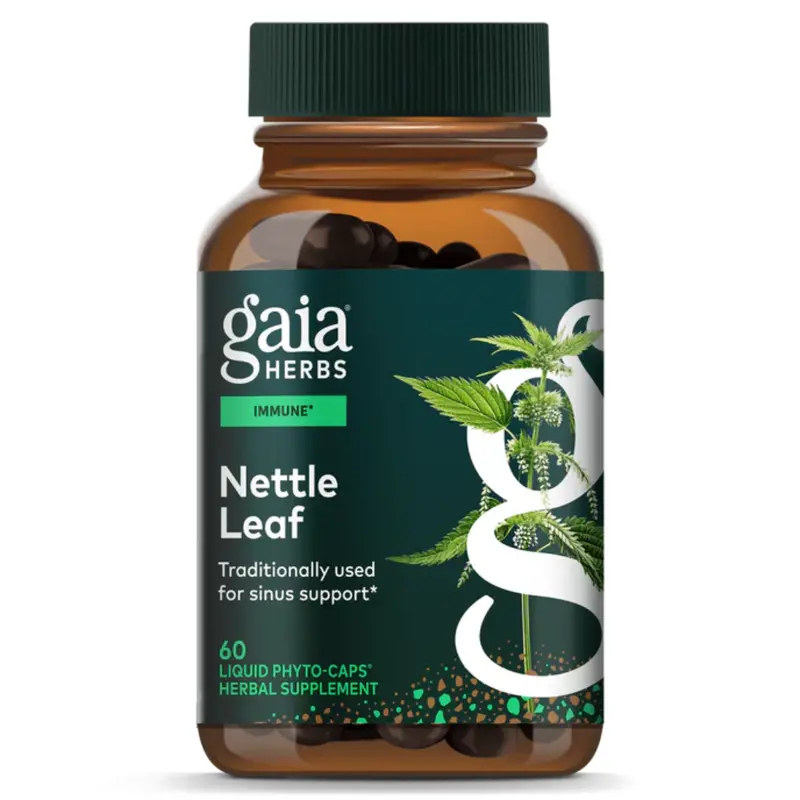 Gaia Herbs Organic Nettle Leaf Vegan Capsules – 60 Count 1