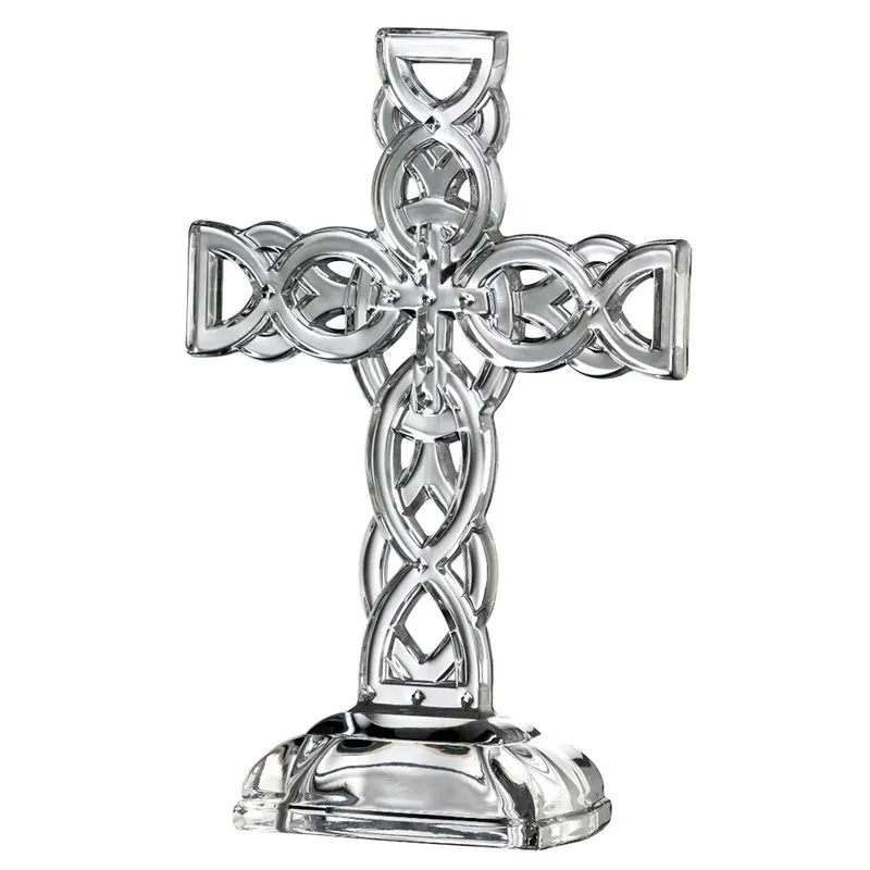 Galway Celtic Cross Crystal Ornament 1