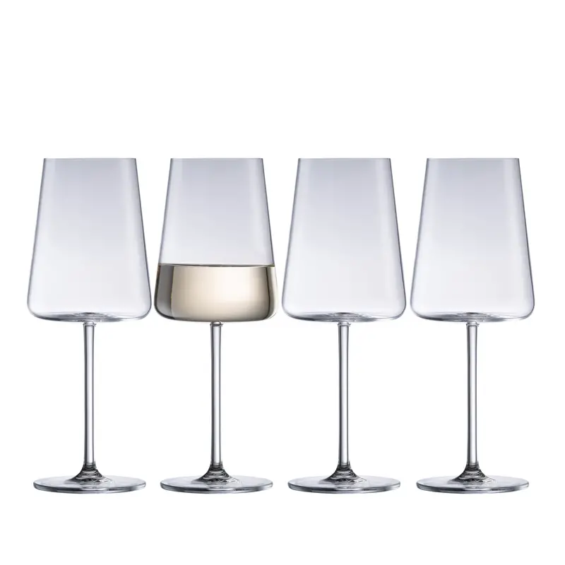 Galway Crystal Alto White Wine Glass Set – 4-Piece 1