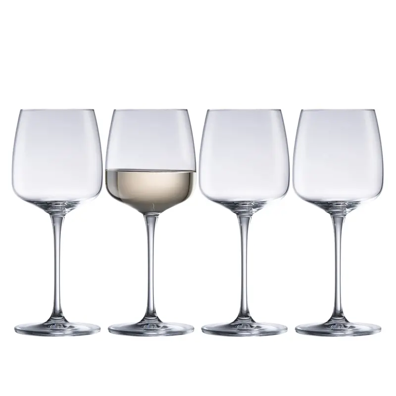 Galway Crystal Tivoli White Wine Glass Set – 4-Piece 1