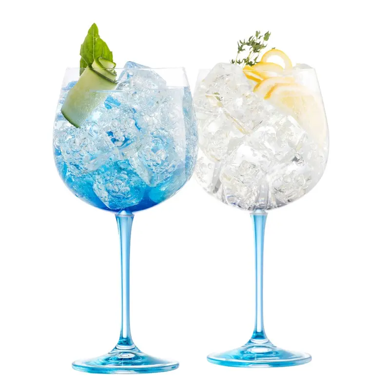 Galway Living Blue Gin & Tonic Glass Pair 1