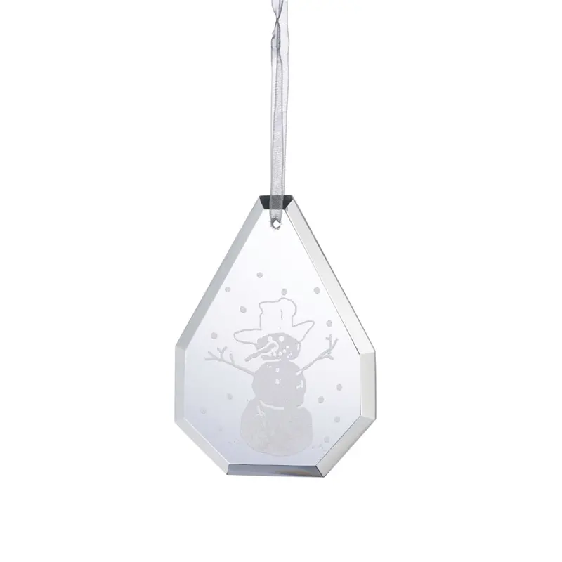 Galway Living Droplet-Style Snowman Hanging Ornament 1