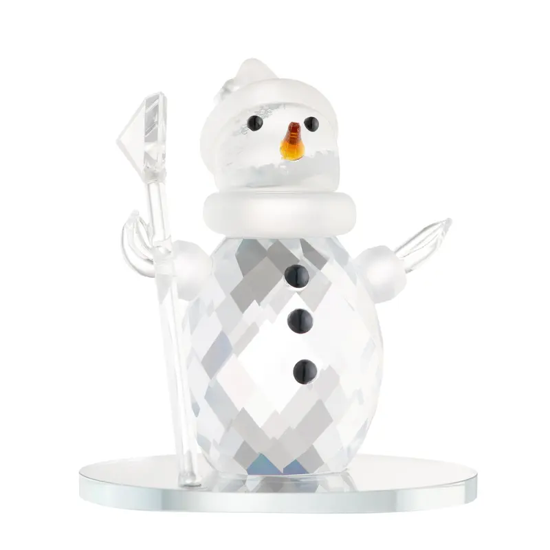 Galway Living Snowman On Ice Figurine 1
