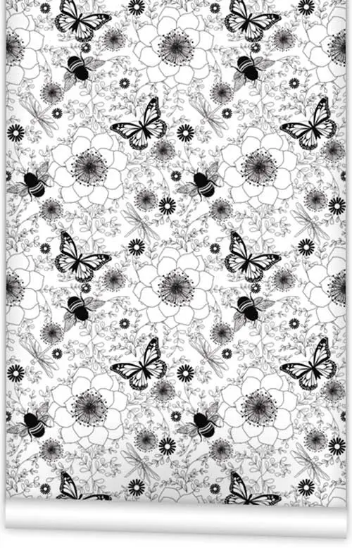 Garden-Inspired Wallpaper Roll – 61.5 Cm × 10 M 1