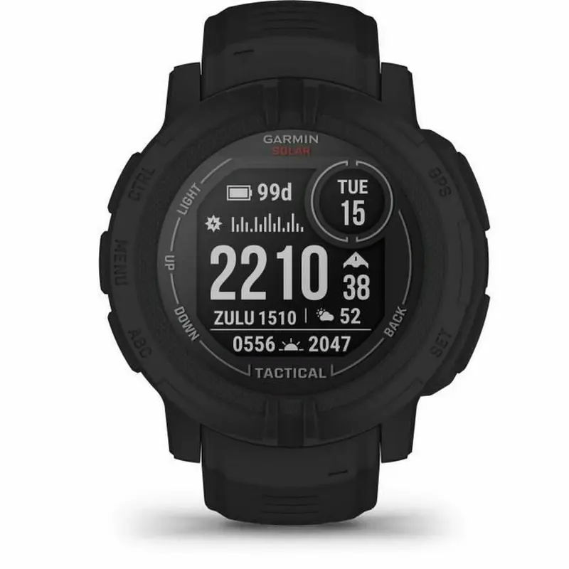 Garmin Instinct 2 Solar Tactical Edition Smartwatch – Black, 0.9" Display 1