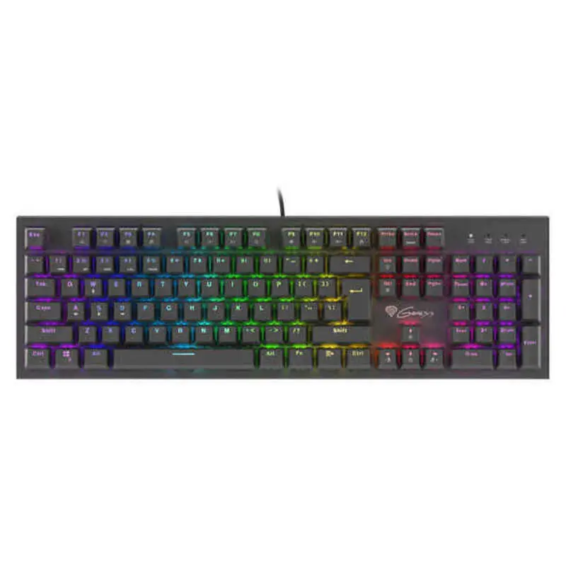 Genesis Nkg-1722 Mechanical Gaming Keyboard – Full-Size Black Layout With Rgb Backlighting 1