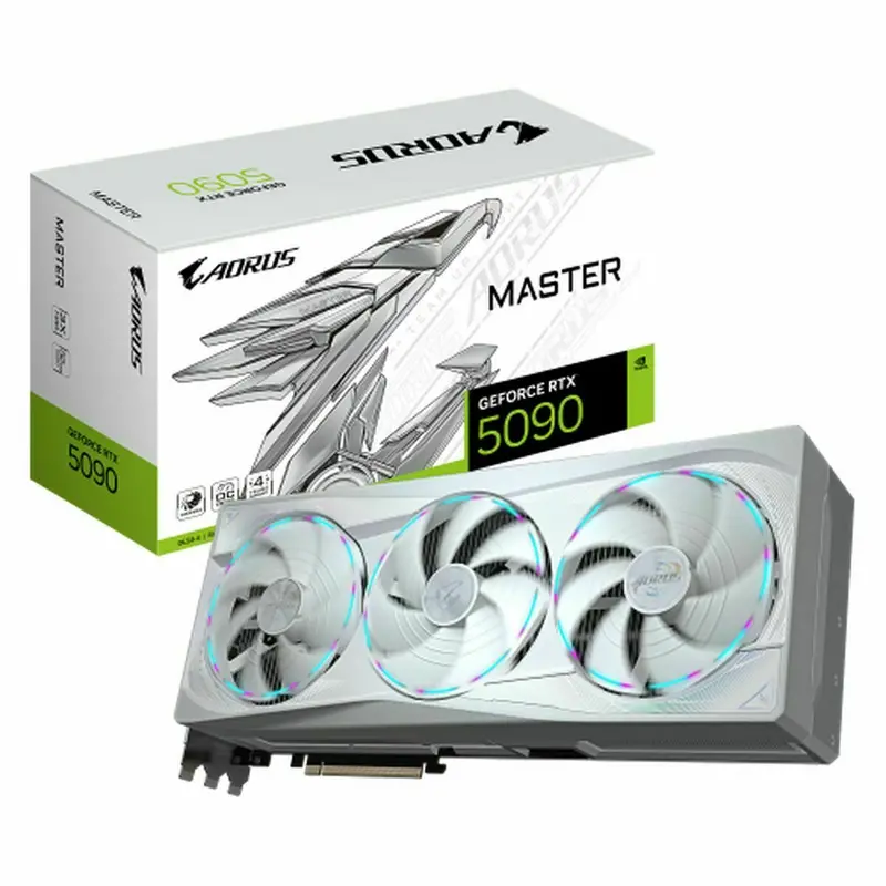 Gigabyte Gv-N5090Aorusm Ice-32Gd Geforce Rtx 5090 Graphics Card – 32Gb Gddr6X 1