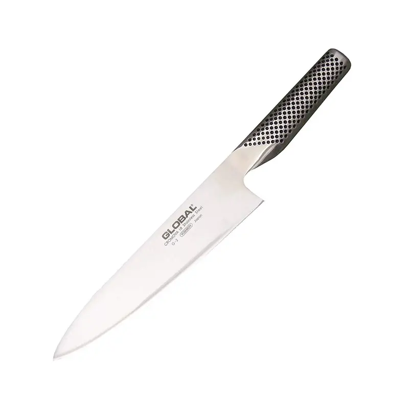Global G-2 Chef’S Knife – 8" (20 Cm) All-Stainless Forged Blade With Hollow Granton Edge 1
