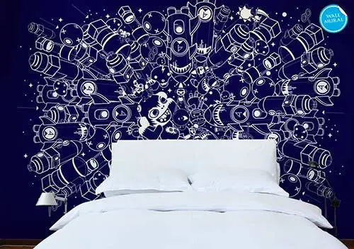 Good Vs. Evil Statement Wall Mural 1