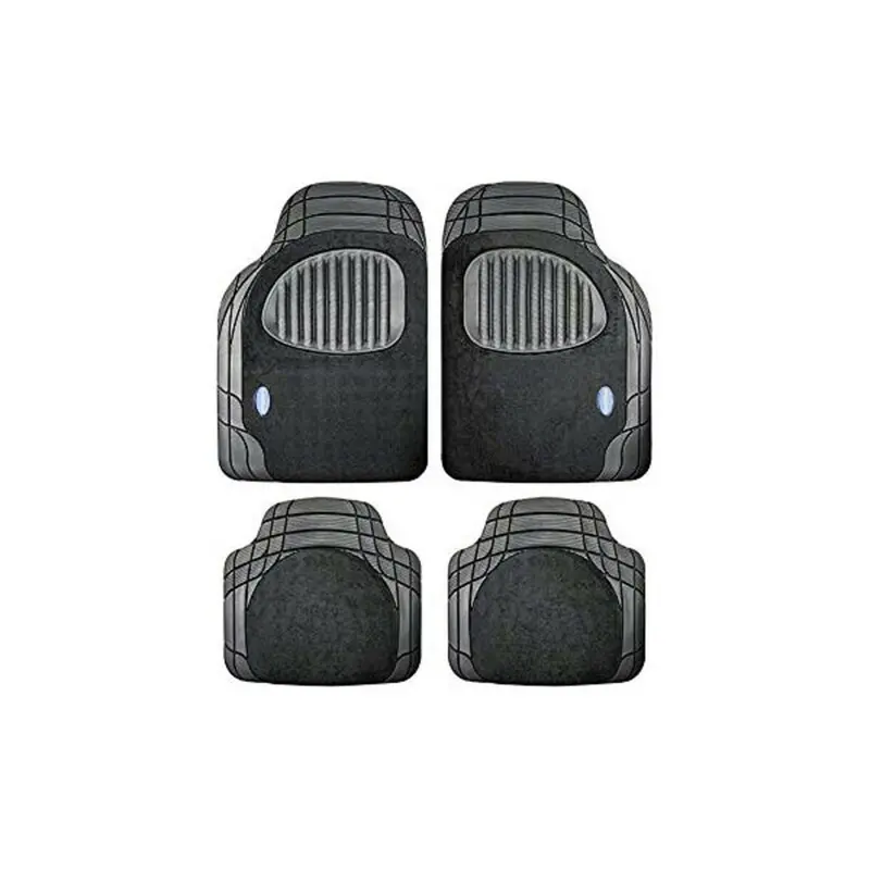Goodyear God9024 All-Weather Car Floor Mat Set – Universal Fit, Black, 4-Piece Kit 1