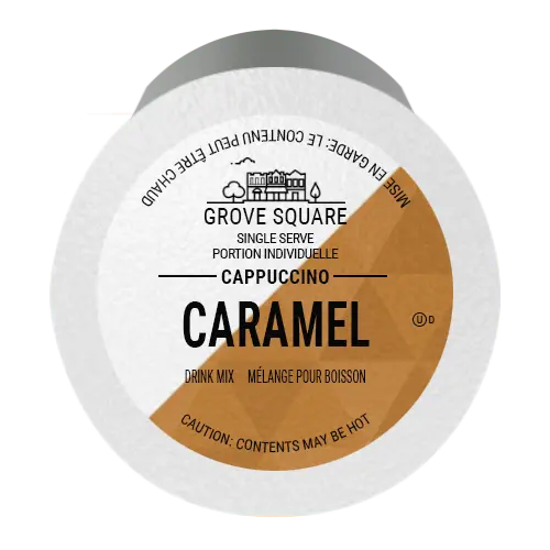 Grove Square Caramel Cappuccino Instant Drink Cups (24 Pack) 1