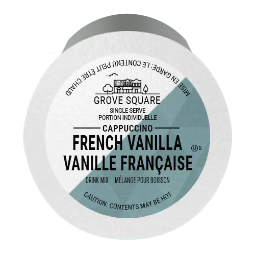 Grove Square French Vanilla Cappuccino Instant Drink Cups (24 Pack) 1