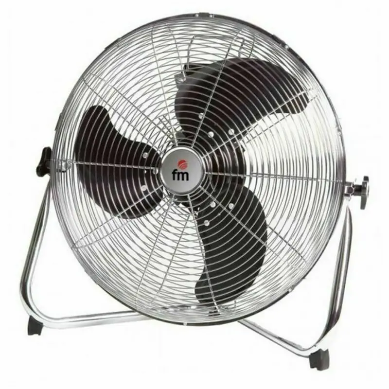 Grupo Fm F-50 Floor Fan – 50 Cm Blade Diameter, 200W, Metal Finish 1