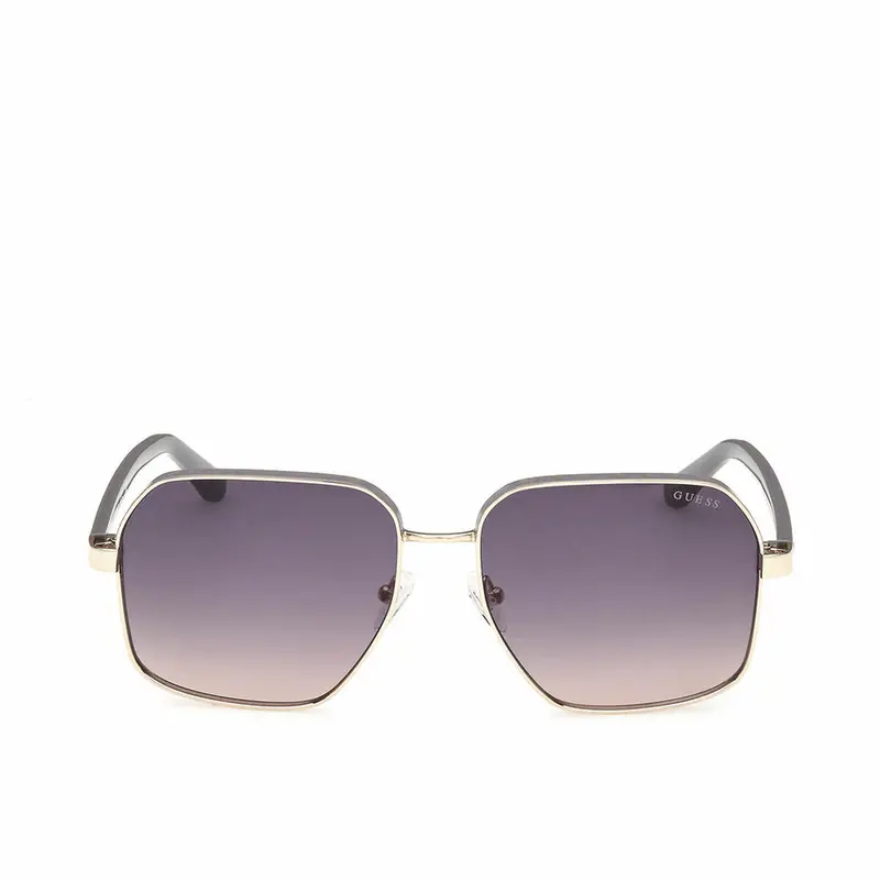 Guess Gu00107 Women’S Sunglasses – Metallic Golden Frame, 58Mm Lens 1