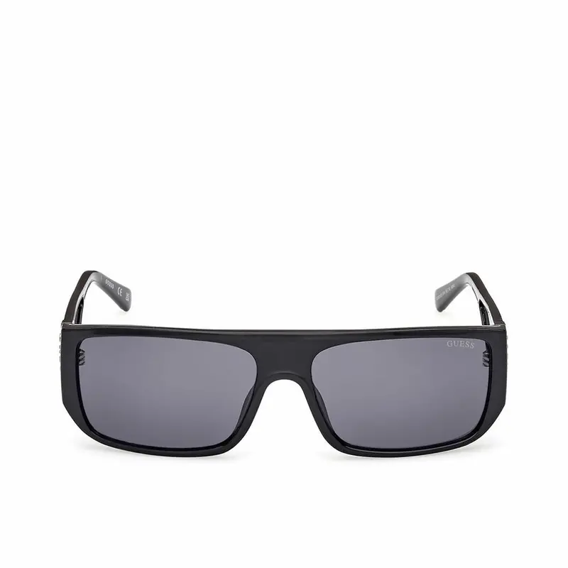 Guess Gu00136 Unisex Sunglasses – Matte Black Frame, 60Mm Lens Width 1