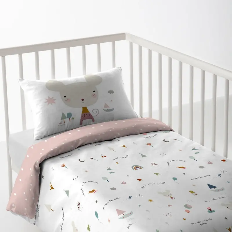 Haciendo El Indio Magic Dragon Reversible Cot Cover – Nordic Style, 115 X 145 + 20 Cm (80 Cm Cot Fit) 1