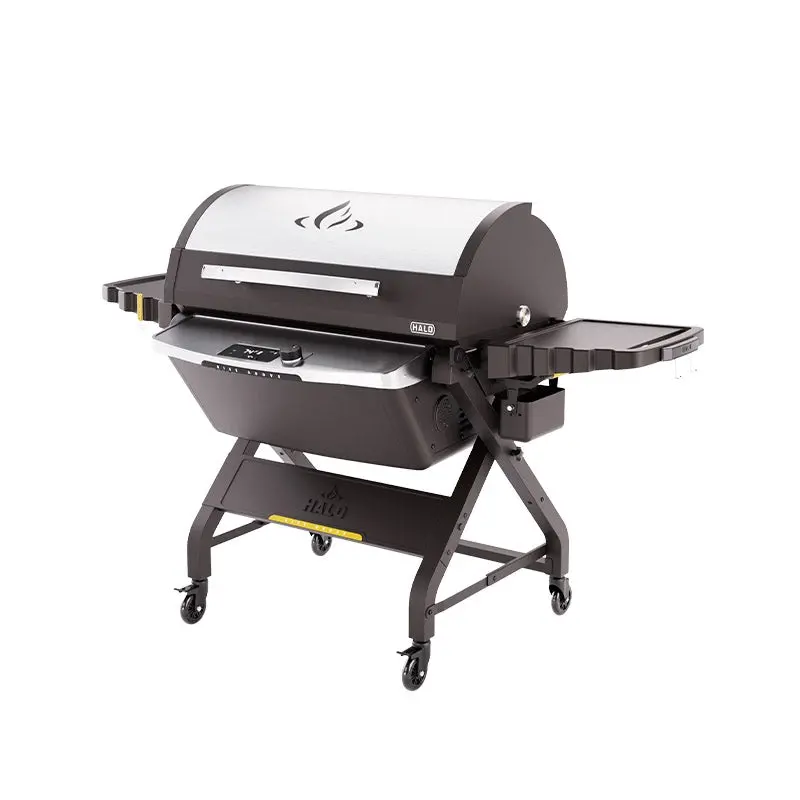 Halo Prime1500 All-In-One Pellet Grill With Integrated Mobile Cart - Hs-1004-Xna 1
