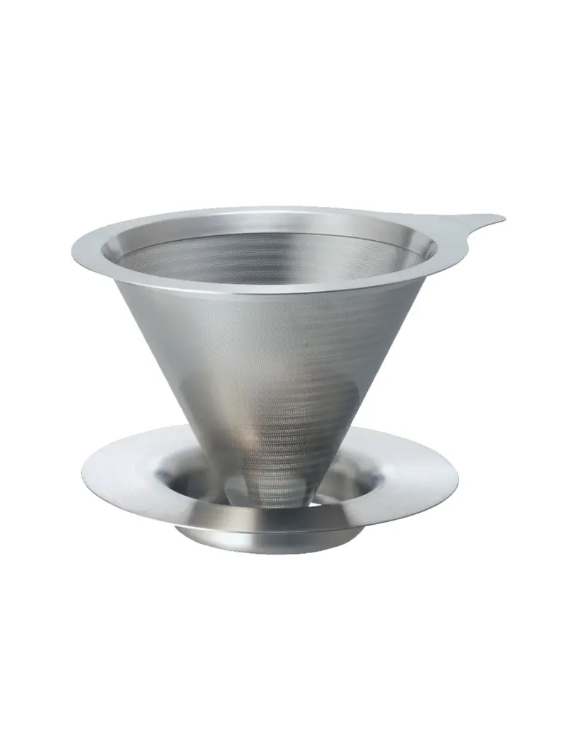 Hario V60 02 Dual Mesh Stainless Steel Dripper 1