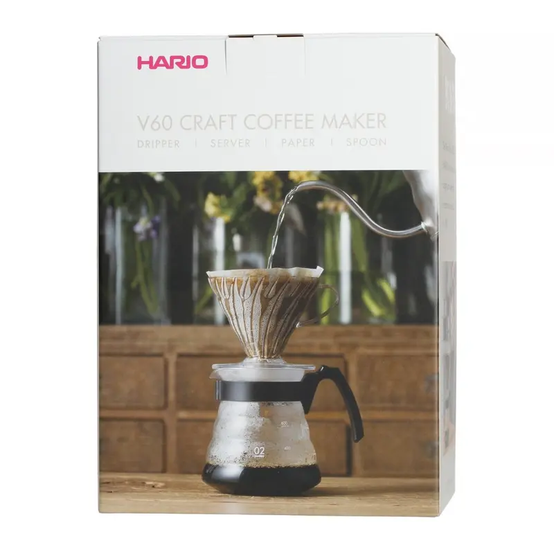 Hario V60 Complete Pour-Over Kit – Dripper, Server, And Paper Filters Included 1