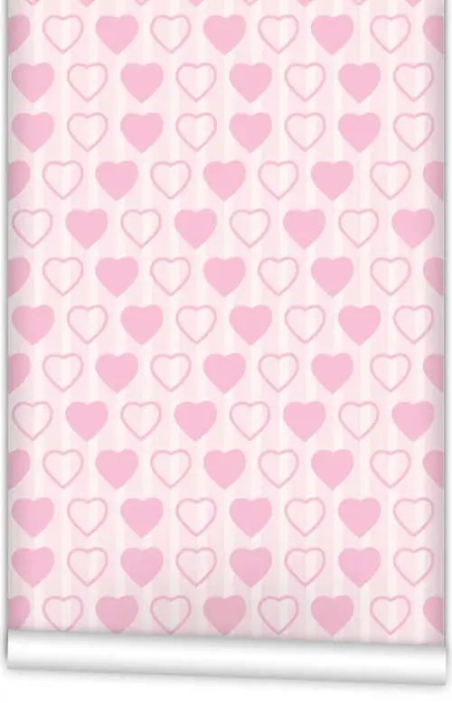 Hearts Pattern Wallpaper Roll – 61.5 Cm × 10 M 1