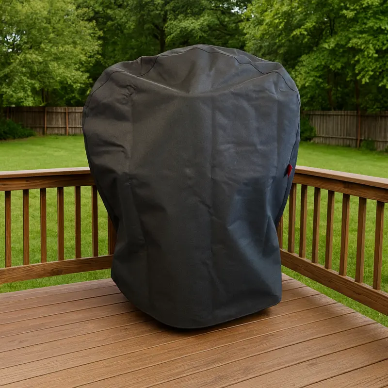 Heavy-Duty Protective Cover For Ziegler & Brown 2-Burner Bbq And Matching Cart 1