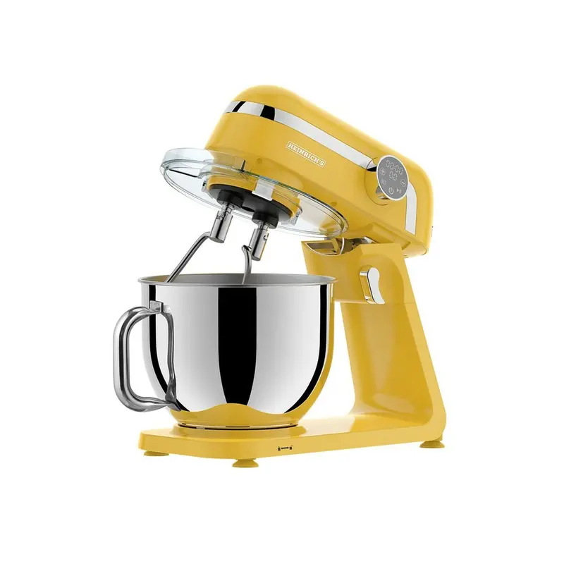 Heinrich'S Hkm 8079 Yellow High-Power Food Processor – 1800W 1