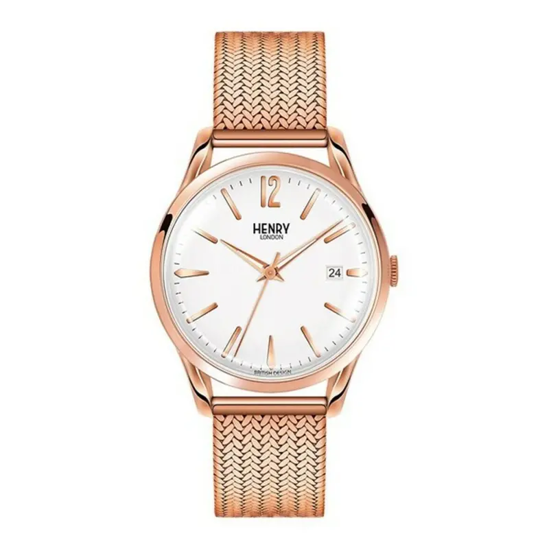 Henry London Unisex Watch – 39Mm Vintage-Inspired Round Dial 1